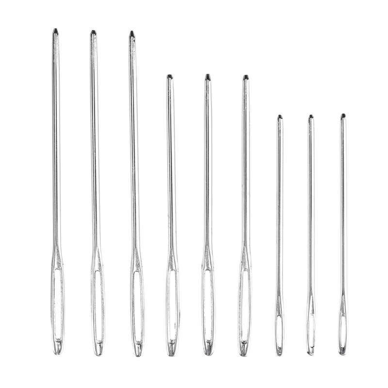2Pcs Ergonomic Crochet Hooks Set Knitting Needle Kit Locking Stitch Markers Crochet Yarn Tools