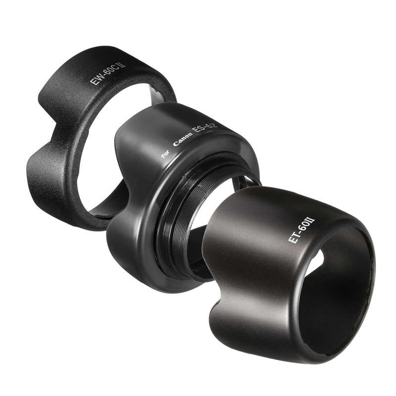 EW-60C II ET-60 II ES-62 II Lens Hood for CANON EF 18-55mm 55-250mm 50mm f1.8 II