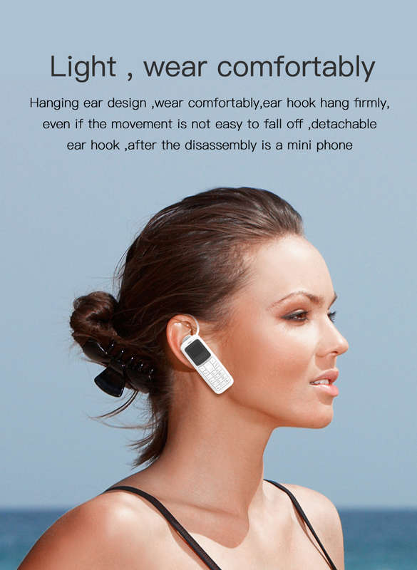 L8Star BM30 0.66 inch OLED 220mAh Bluetooth Dialer Voice Changer MP3 Music Player Mini Card Phone -