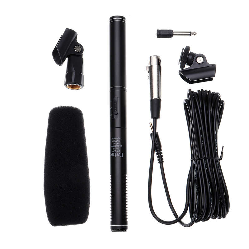 Faine FA-270 27CM On Camera Recording Shotgun Rode Microphone for Interview Video Taking