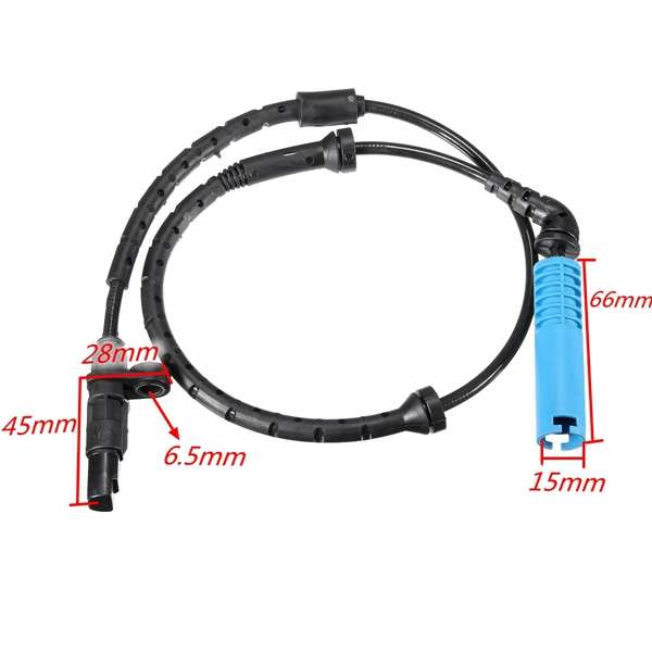 Car Wheel Speed Sensor Rear Left Right ABS for BMW X5 E53 2001-2004 #34526756380