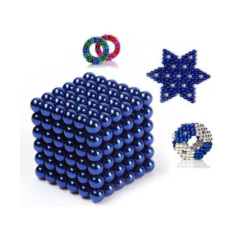 216PCS 3mm Magnetic Buck Ball Magnet With Box Colorful Intelligent Stress Reliever Toy Gift