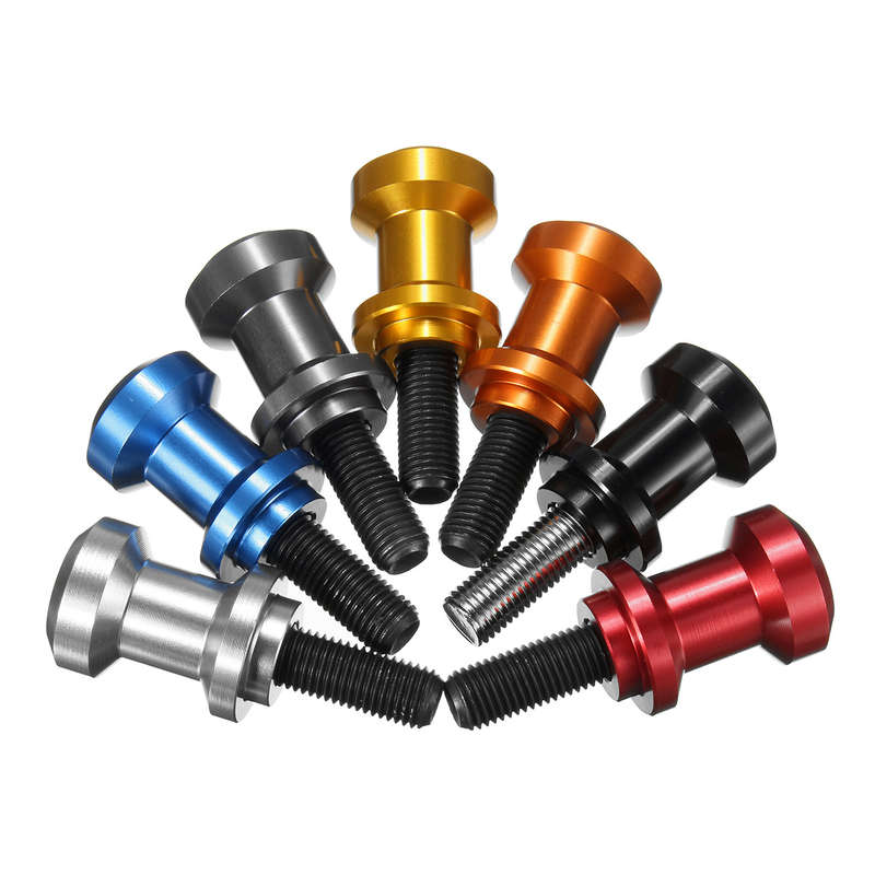 luminum CNC Swing Arm Spools Bobbins Slider For Kawasaki ZX6R Yamaha F