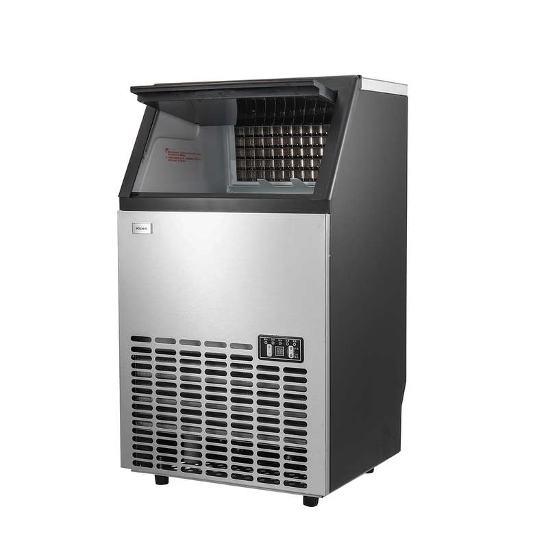 55kg/24hr Stainless Steel Commercial Ice Maker Ice Machine Icemaker Ice Making Tools Equipment