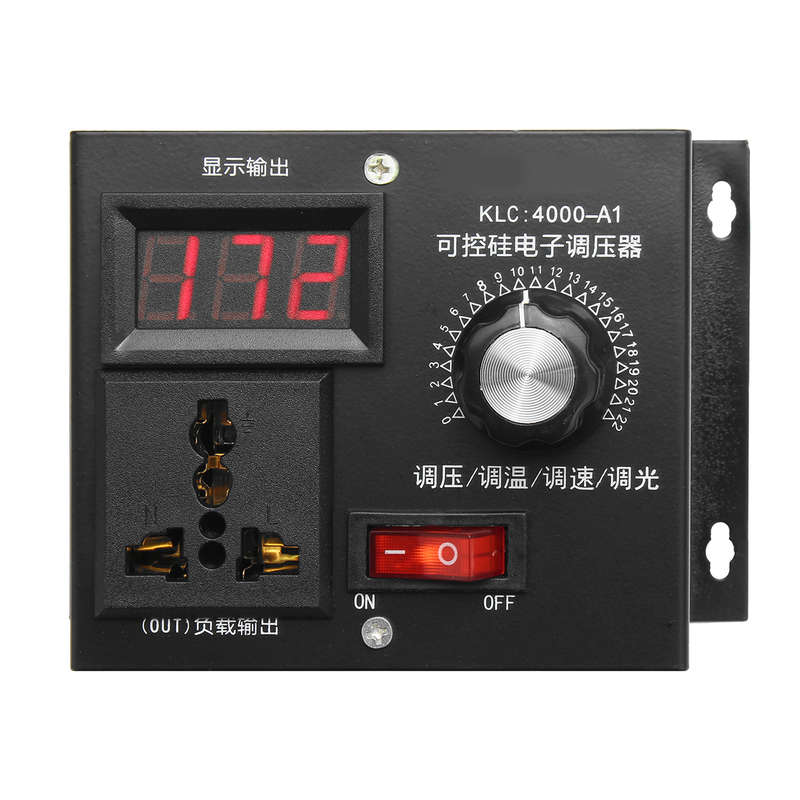 220V 4000W Universal Motor Speed Controller Variable Voltage Speed Regulator LED Display Motor Contr
