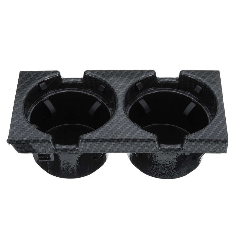 Carbon Fiber Center Console Drink Cup Coin Holder Box for BMW 3 Series E46 99-06