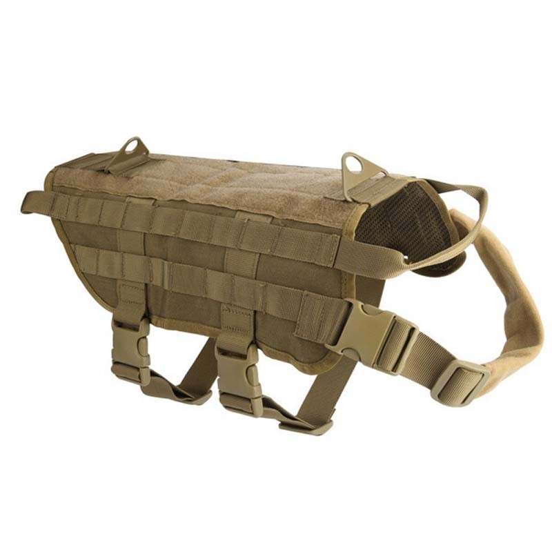 Hunting Military Tactical Patrol Dog VesT Training Harness Law Enforcement A