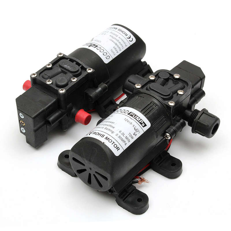 Water High Pressure Diaphragm Pump Caravan Boat DC12V