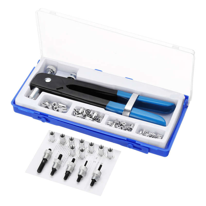 Heavy duty blind rivet nut kit set
