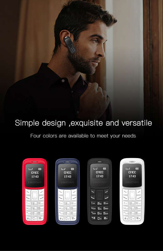 L8Star BM30 0.66 inch OLED 220mAh Bluetooth Dialer Voice Changer MP3 Music Player Mini Card Phone -