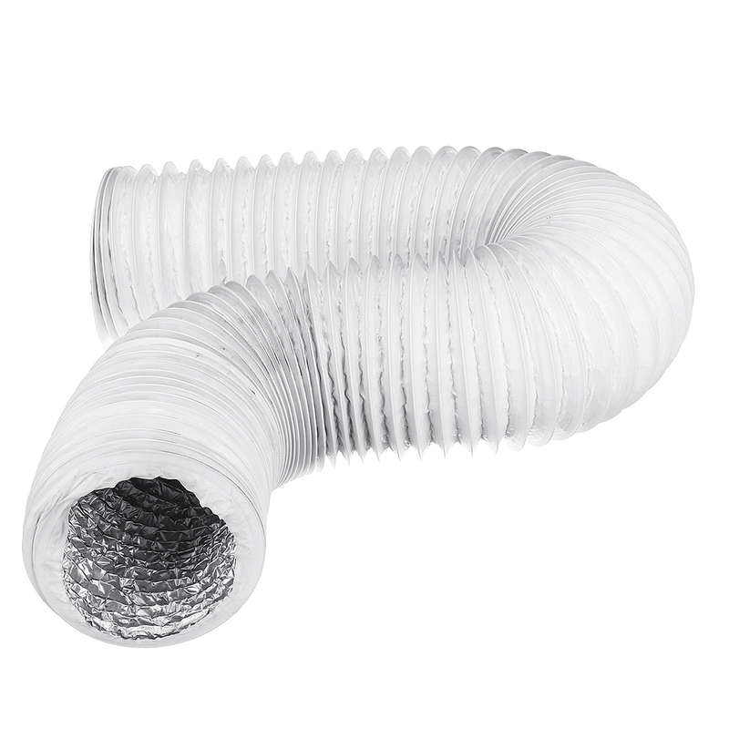 180cm PVC Aluminum Foil Universal Portable Air Conditioner Exhaust Hose 12.5cm Dia