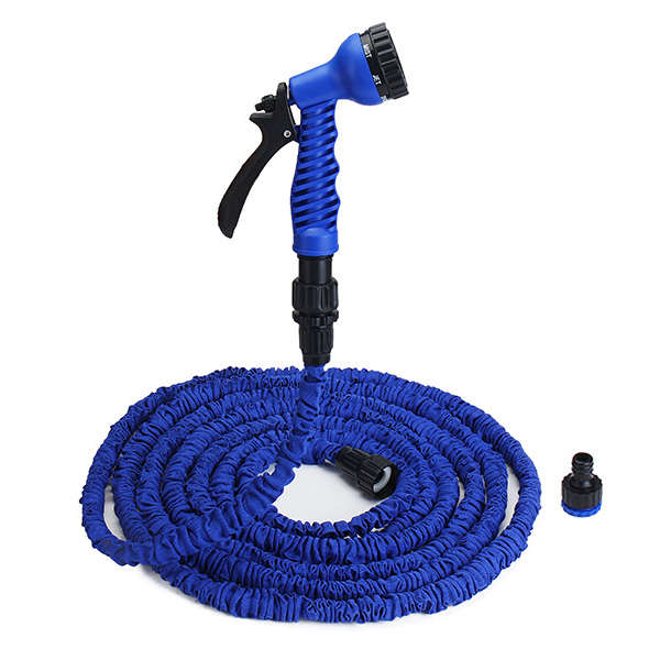 Flexible Hose Pipe & Spray Gun BLUE and GREEN (15m / 50 Ft )