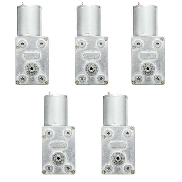 DC 12V 35/60/65/110/220rpm Worm Gear Box Reduction Motor
