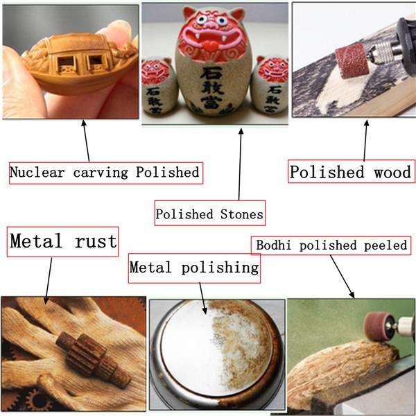 102pcs 80 Grit Sanding Drum Kit with Sanding and Grinding Guide Attachment Locator Positioner