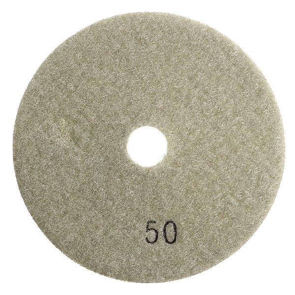 8pcs 4 Inch 50 to 3000 Grit Diamond Polishing Pads for Granite Stone Concrete Marble