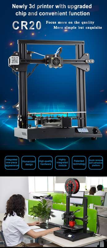 Creality 3D CR20 DIY 3D Printer - 10.20kg