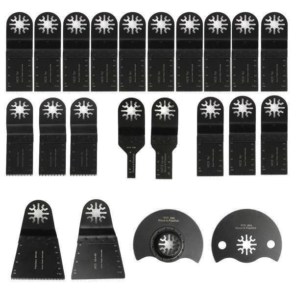 22pcs Oscillating Multi Tool Saw Blade Kit for Multimaster Fein Bosch Makita