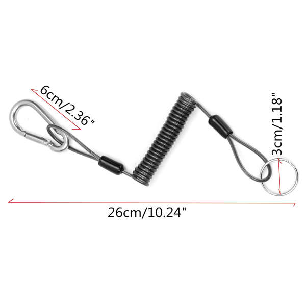 Steel fishing Plier Secure Grip Retracting Tool