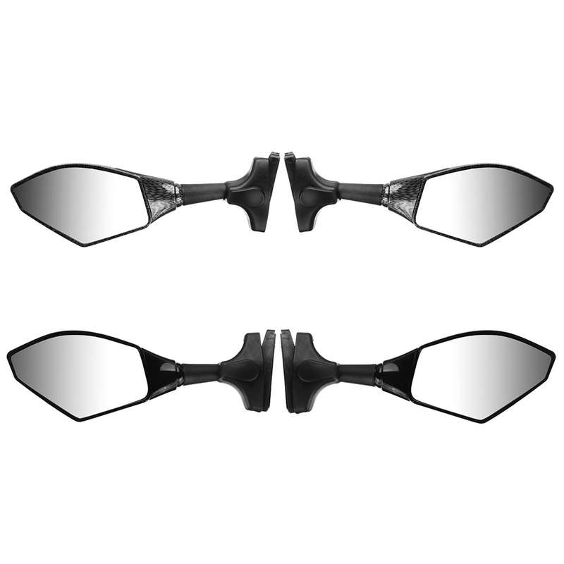 Motorcycle Rearview Mirrors With LED Turn Signal Light For KAWASAKI NINJA 65