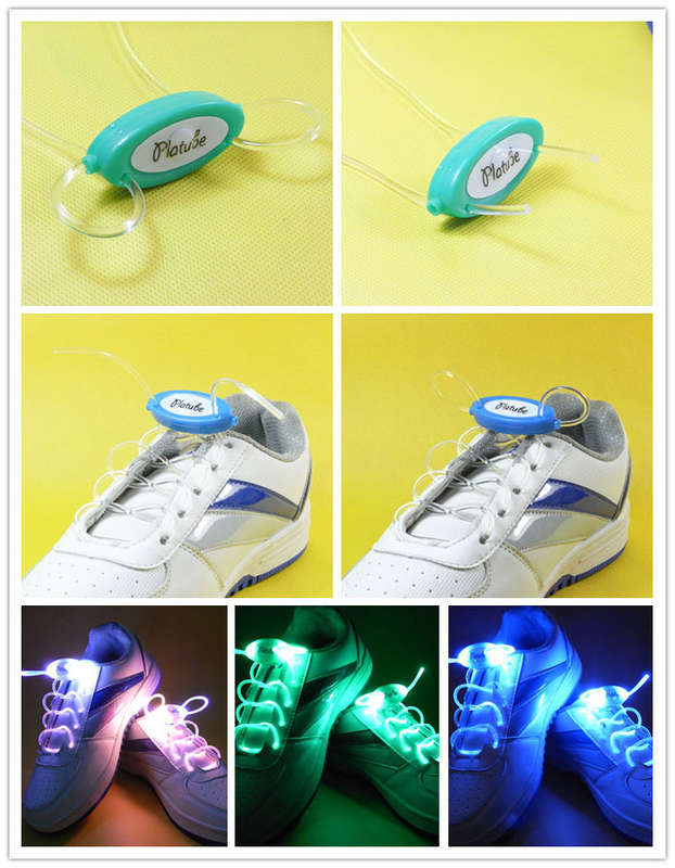 4 Mode LED Glowing Shoelaces Flash Night Light Shoelaces Shoe Strap Outdoor Dance Party Supplies
