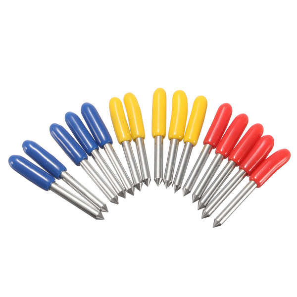 15pcs 30/45/60 Degree Knife Blades GCC Cutting Plotter Vinyl Cutter Blade for Roland Cutter