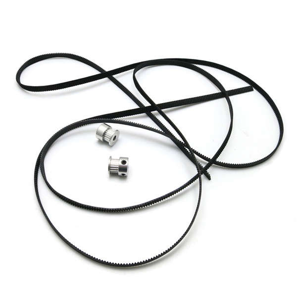 10pcs GT2 20T Bore 6mm Timing Pulley with 10m Belt and Tensioner