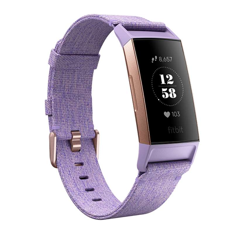Bakeey Canvas Nylon Denim Replacement Watch Band Strap for Sport Smart Watch Fitbit Charge 3