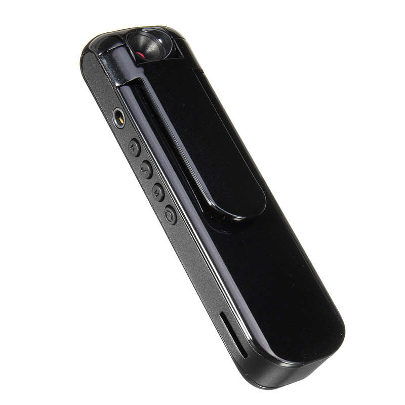 1080P Full HD 180 Degree Camera Audio Video Recording Voice Recorder Pen Camcorder... (COLOR: BLACK)