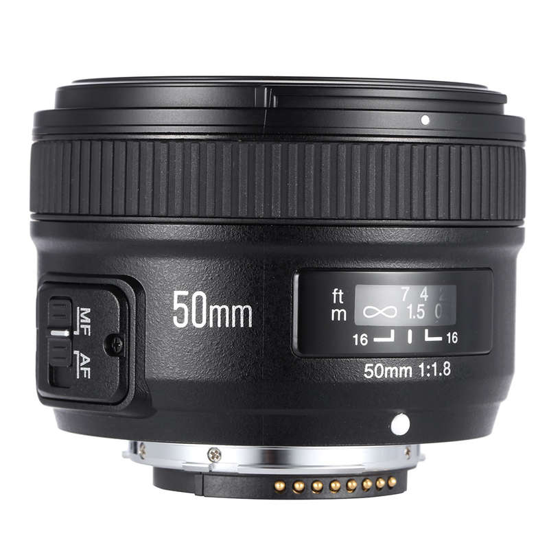 Yongnuo YN-50mm F1.8 Large Aperture Auto Focus Lens for Nikon DSLR Camera