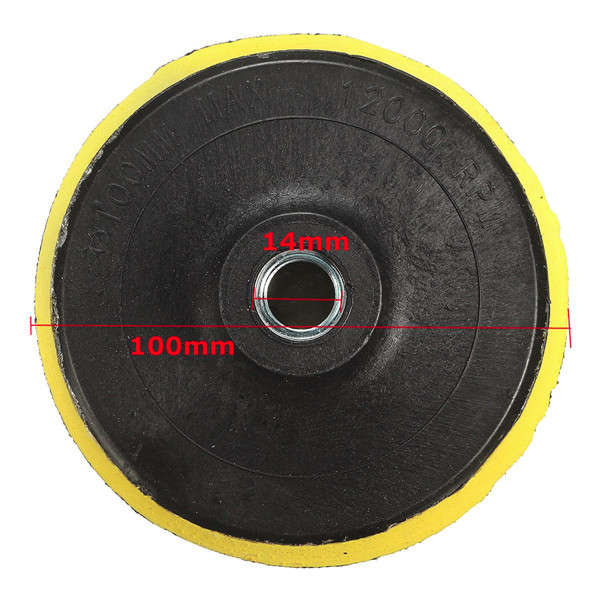 15pcs 4 Inch 30-6000 Grit Diamond Polishing Disc with M14 Self-adhesive Pad