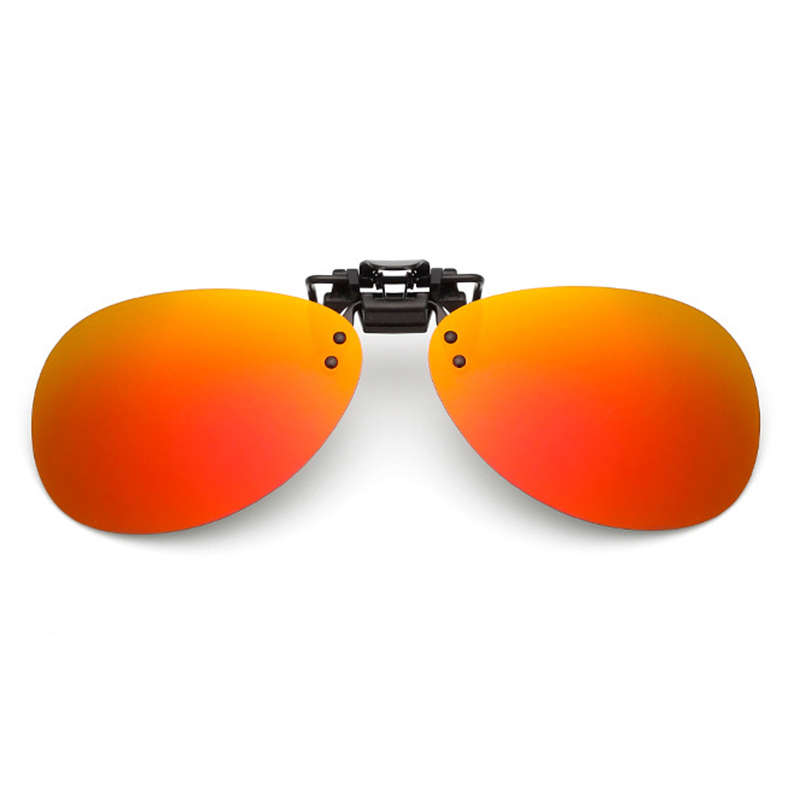 3Pcs Clip-on Night Vision UV400 Polarized Lens Glasses Outdoor Driving Sunglasses