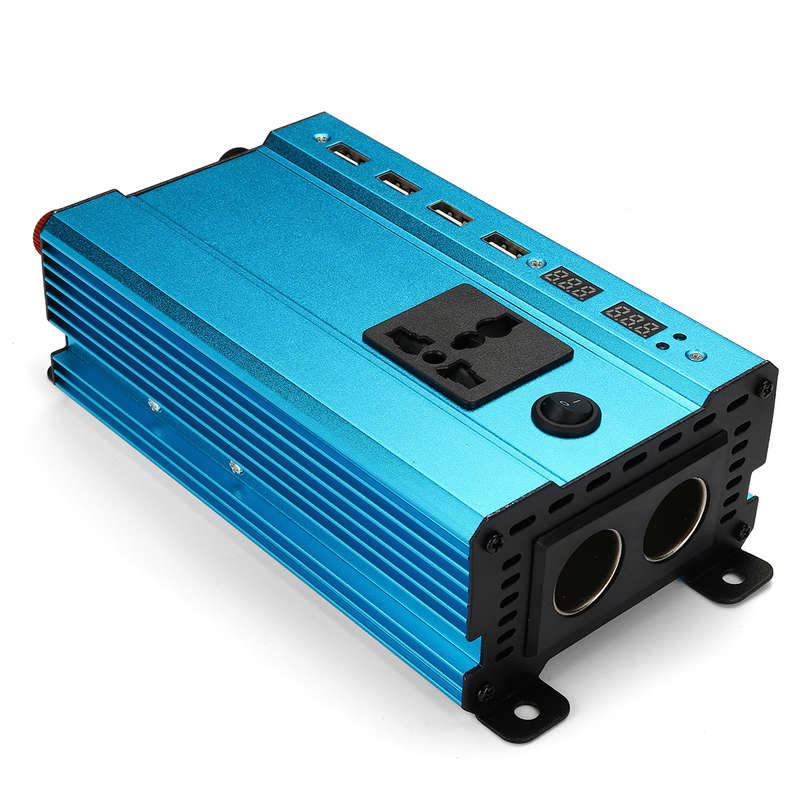 4000W/3000W 4USB Interface Solar Power Inverter 12V/24V DC to 220V AC Transmitter Charger