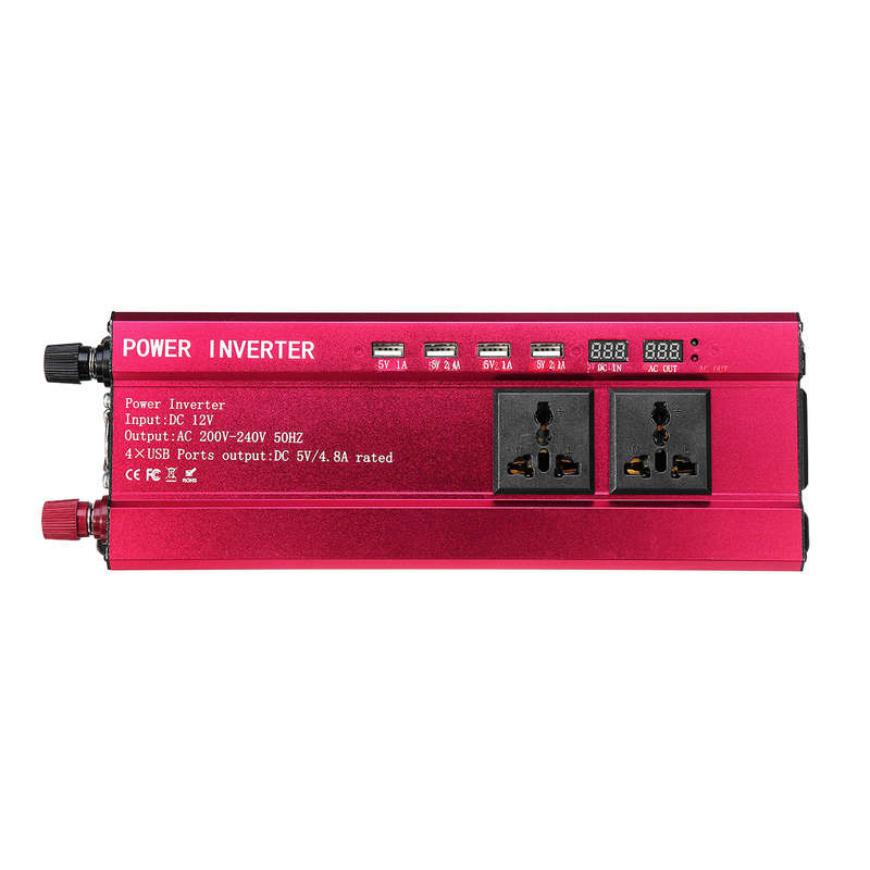 5000W Solar Power Watt Power Inverter Pure Sine Wave 240V Car Caravan Camping
