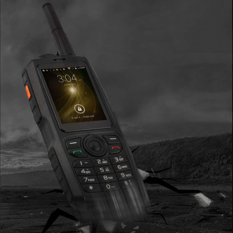 A17 3G Network WIFI 2800mAh IP68 Waterproof Intercom Zello PTT Android GPS B