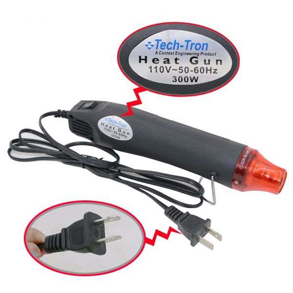 300W DIY Electric Heat Shrink Gun Power Tool Hot Air Temperature Gun