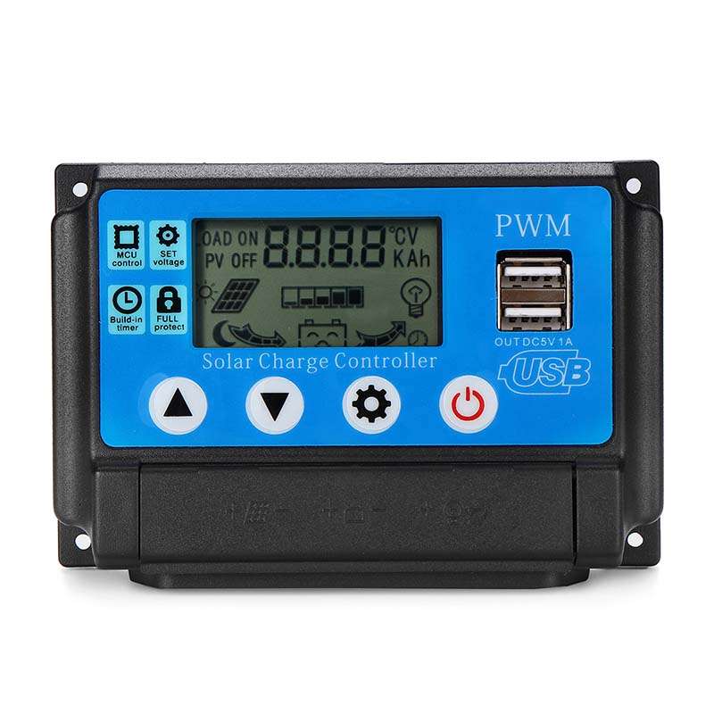10/20/30/40/50A 12V 24V Auto Solar Panel Solar Charge Controller Battery Cha