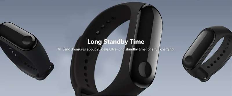 Original Xiaomi Mi band 3 Smart Wristband OLED Display 50M Waterproof Heart Rate Monitor Bracelet -