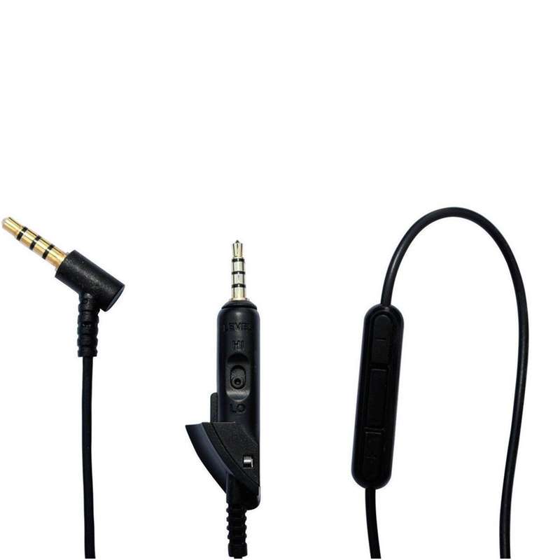 3.5mm Audio Cable Replacement 1.5m Cord Wire with Mic For Bose Quiet Comfort QC15 QC2 Headphone