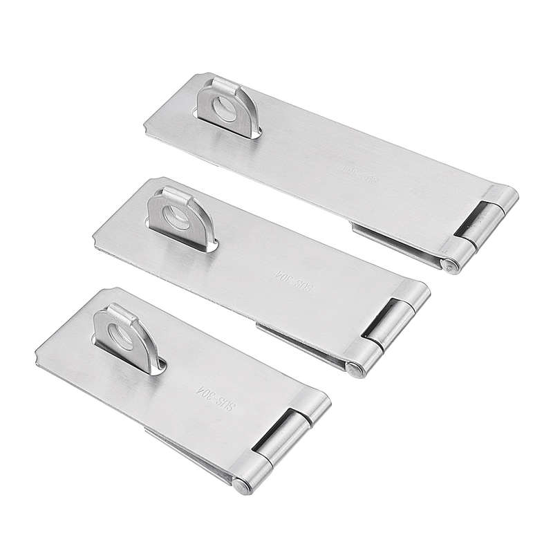 n 304 Stainless Steel Safety Hasps Heavy Duty Gate Bolt Latch Buckle A