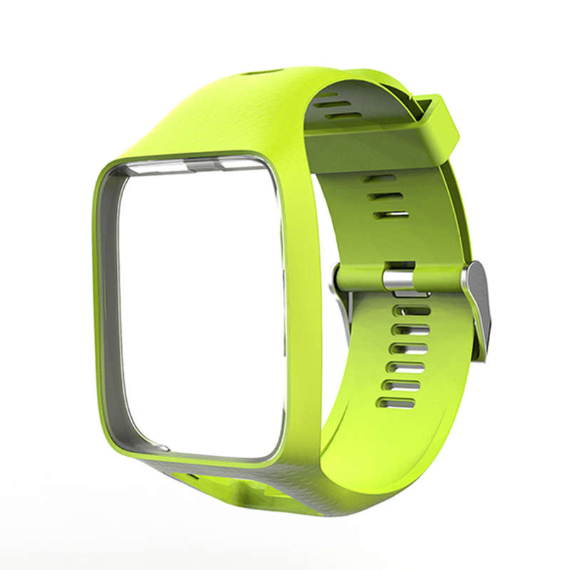 Silicone Watch Band Strap Replacement For TomTom Runner 2&3/Golfer 2/Spark 3