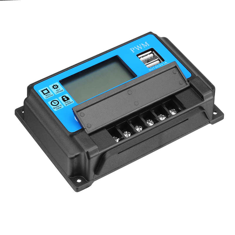10/20/30/40/50A 12V 24V Auto Solar Panel Solar Charge Controller Battery Cha