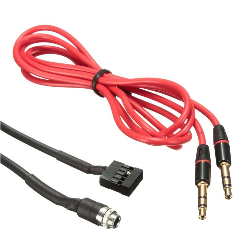 3.5mm Car Audio AUX Cable CD Changer Female Socket For BMW E46 98-06