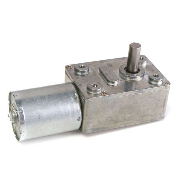 12V 6rpm Reversible High torque Turbo Worm Geared Motor DC motor GW370