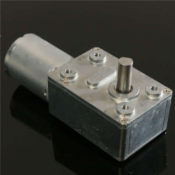 12V 6rpm Reversible High torque Turbo Worm Geared Motor DC motor GW370