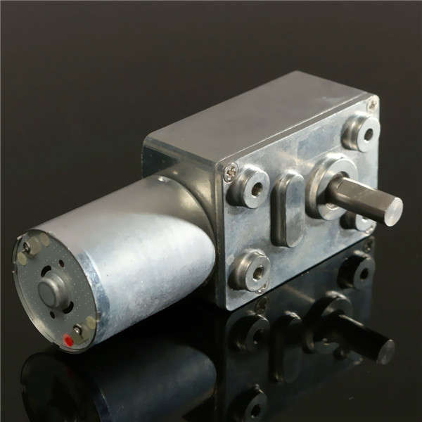 12V 6rpm Reversible High torque Turbo Worm Geared Motor DC motor GW370