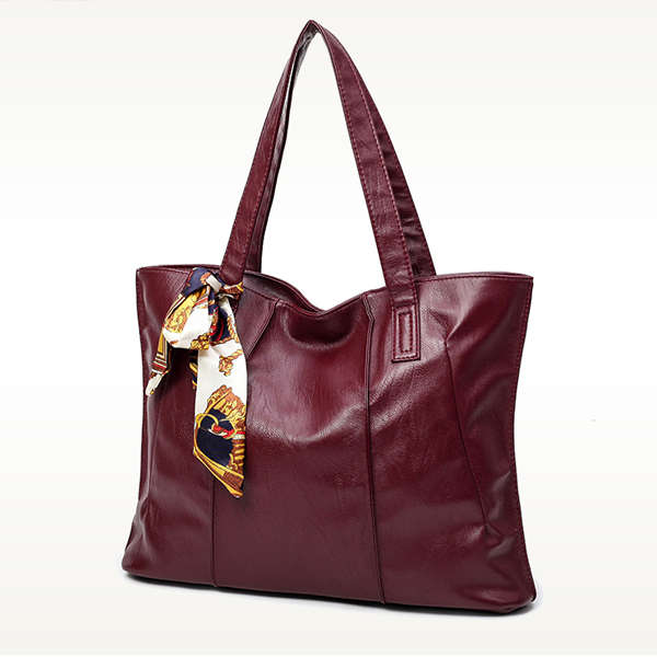 Women Classical Cowhide Scarves Decoration Handbag Casual Genuine Leather Ha