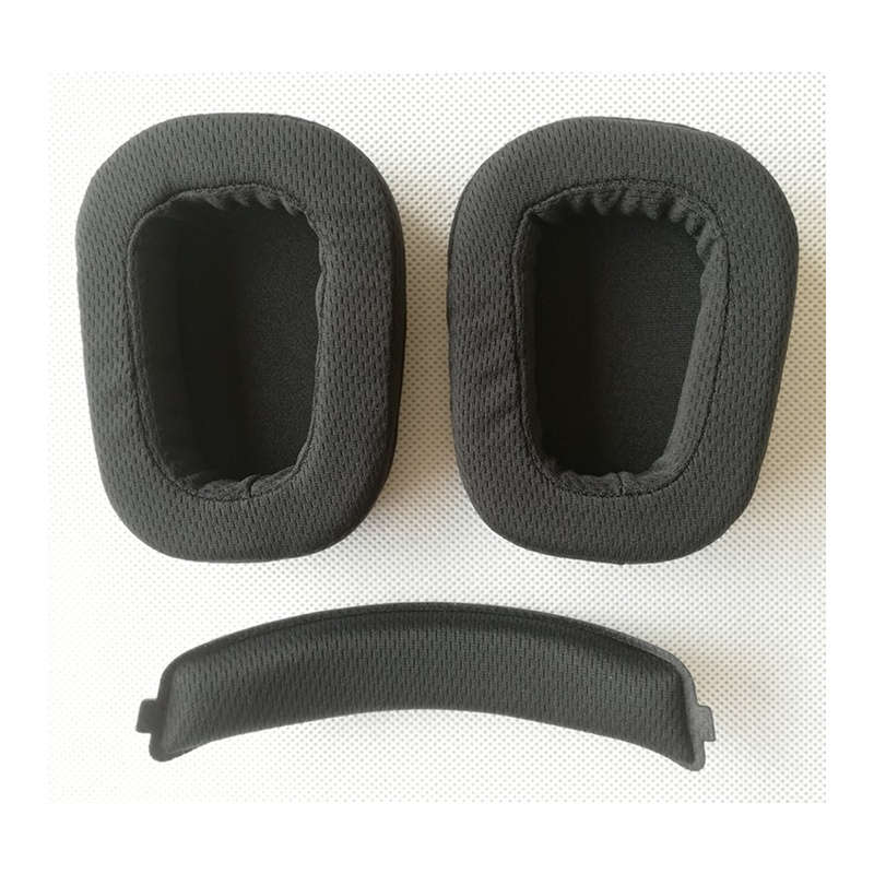 1 Pair Replacement Cushion Cover Headphone Earpads For Logitech G633/933 Headset Ear Pads - 0.05kg