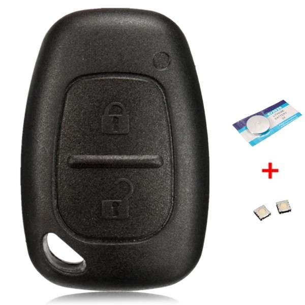 2 Button Remote Key Fob Case Shell For Renault Trafic Vivaro Master Kangoo