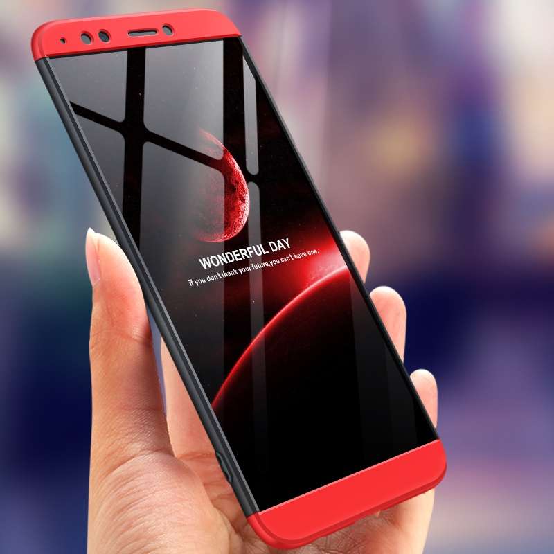 Bakeey 3 in 1 Double Dip 360 Hard PC Full Protective Case For Huawei Y7 Prime 2018 / Huawe Enjoy 8