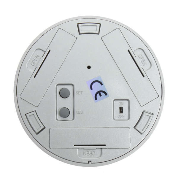LED Laser Projector 3 color Night Light Alarm Clock